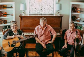 The Chaisson Trio with, from left, Louise Chaisson-MacKinnon Kevin Chaisson and Rannie MacLellan are the featured performers at the June 25 Ceilidh at the Irish Hall.
