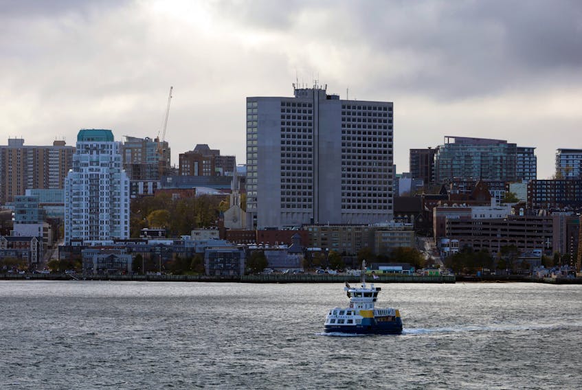 The Woodside ferry approaches the terminal after leaving the downtown Halifax stop.