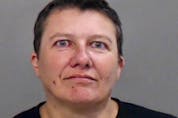  Pascale Ferrier appears in a jail booking photo taken after her arrest by the Mission Police Department in Mission, Texas, March 13, 2019 on unrelated charges. 