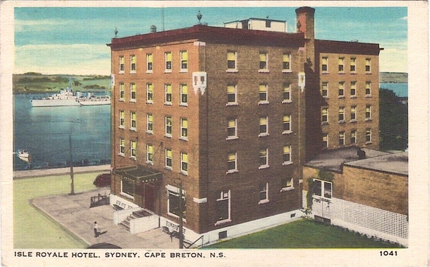 This is a 1941 photo of a postcard featuring the former Isle Royale Hotel in Sydney. Joan MacKinnon began her 53-year long hairdressing career as a shampoo girl at a salon in the hotel.  CONTRIBUTED - Sharon Montgomery