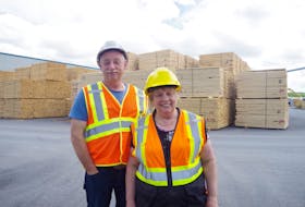 Kevin and Susan Sexton of Sexton's Lumber thanked their employees with surprise bonus cheques last week.