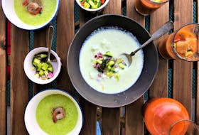 Saltwire foodie Mark DeWolf recommends chill soups as a light appetizer for summer dining.