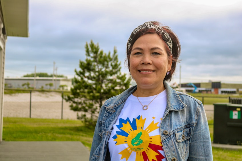Elena Hernandez Young, seen here at Open Hearth Park in Sydney, arrived in Cape Breton from the Philippines in 1995. JESSICA SMITH/CAPE BRETON POST