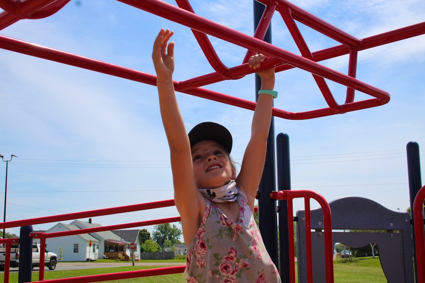 Through a provincial grant, community donations, dinner and raffles, the committee succeeded in raising the $120,000 needed for the playground. - Kristin Gardiner
