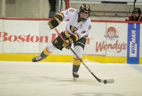 Harry Clements played for the Charlottetown Bulk Carriers Knights major under-18 hockey team during the 2020-21 season.