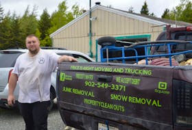 Price is Right Moving and Trucking owner Chris Price started the Gardiner Mines-based company in the middle of the pandemic and business is good. DAVID JALA/CAPE BRETON POST