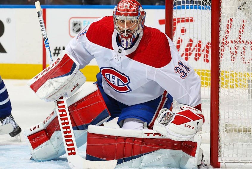 Montreal Canadiens goaltender Carey Price.