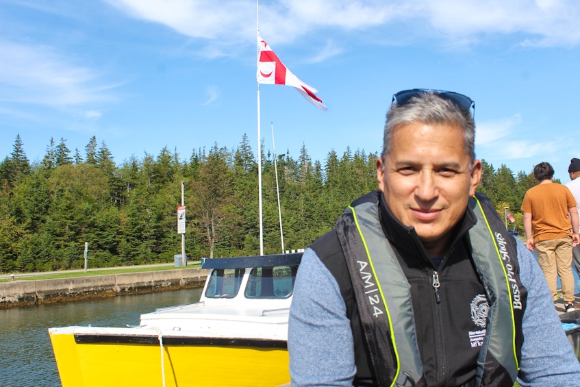 Chief Wilbert Marshall of Potlotek First Nation is suing DFO after fisheries officers seized 37 traps on the first day of the moderate livelihood fishing season in April and said DFO is infringing on the First Nations' right to fish for a moderate livelihood. CAPE BRETON POST FILE