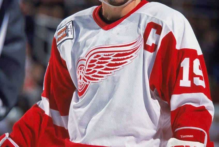 Detroit Red Wings legend Steve Yzerman didn’t win the Stanley Cup until his 14th season. But unlike these current Leafs, he led the Red Wings to several playoff-round wins, at least, before winning the Cup. GETTY IMAGES FILES