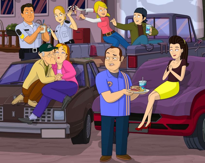 The denizens of Dog River, Sask. return for one last season of cartoon antics on Corner Gas Animated, starting Monday at 9 p.m. on CTV Comedy Channel. - CTV Comedy Channel