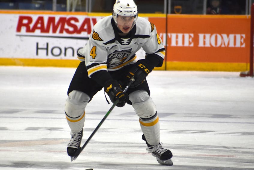 Former Cape Breton Eagle defenceman Nathan Larose will continue his hockey career at the University of New Brunswick next season. Larose, who played two-and-a-half seasons in Sydney, has signed a letter of intent to join the Reds program for the 2021-22 campaign. JEREMY FRASER • CAPE BRETON POST