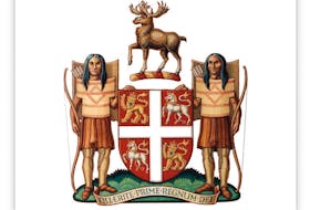 The Newfoundland and Labrador coat of arms.