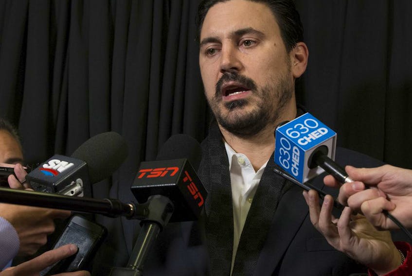 A file photo of George Parros, director of the NHL Department of Player Safety.