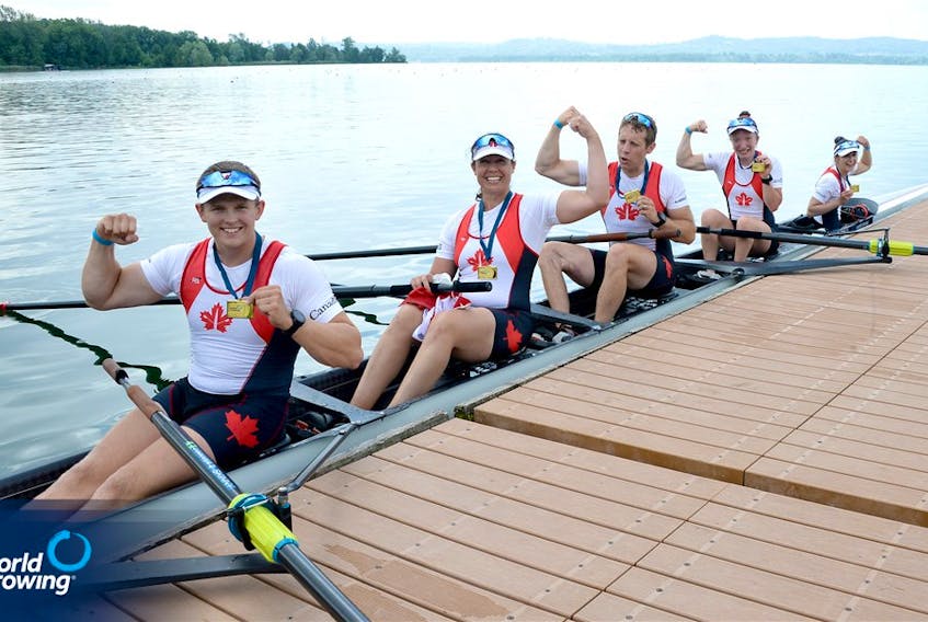 The Canadian PR3 mixed coxed four  crew of Kyle Fredrickson (Victoria), Victoria Nolan (Victoria, B.C.), Andrew Todd (Dartmouth),   Bayleigh Hooper (Peterborough, Ont.),   and coxswain Laura Court (St. Catharines, Ont.) qualified for the Tokyo  Paralympics (Aug. 24-Sept.5) on Saturday in the the final qualification regata in Gavirate, Italy. - World Rowing