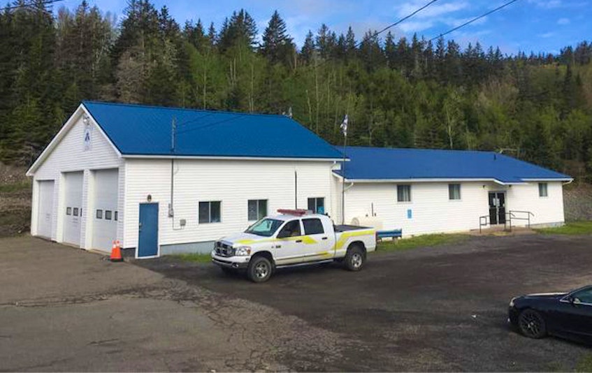 The Blue Mountain and District Fire Department was recently able to put a new roof above their bays, thanks at least in part to donations they've received from the Nova Scotia Firefighters 50-50 Draw.  - Contributed