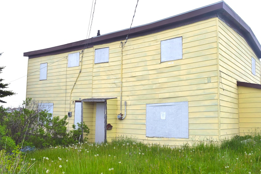 The Cape Breton Regional Munlcipality says this company house on Tenth Street in Glace Bay is one of three unsightly company houses that will be demolished later this month. Sharon Montgomery-Dupe • Cape Breton Post - Sharon Montgomery