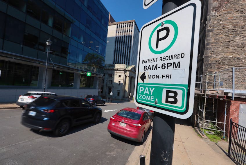 Photos of parking situations in downtown Halifax