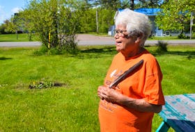 Jane Abram, 78, is an elder in Millbrook and a survivor of the Shubenacadie Indian Residential School. She said she feels good after telling her story.