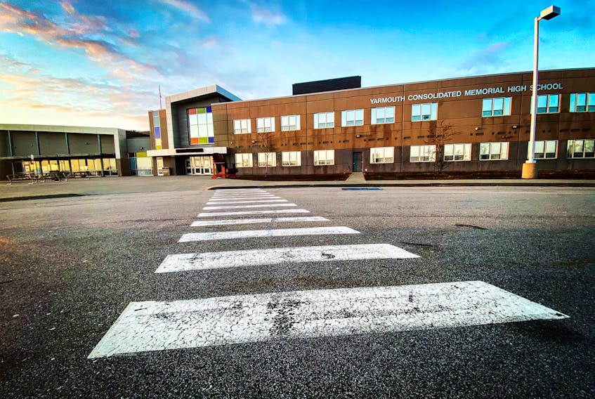 An empty Yarmouth Consolidated Memorial High School became full once again last week with the province's decision to send students back to class after all for the remainder of the school year. TINA COMEAU • TRICOUNTY VANGUARD