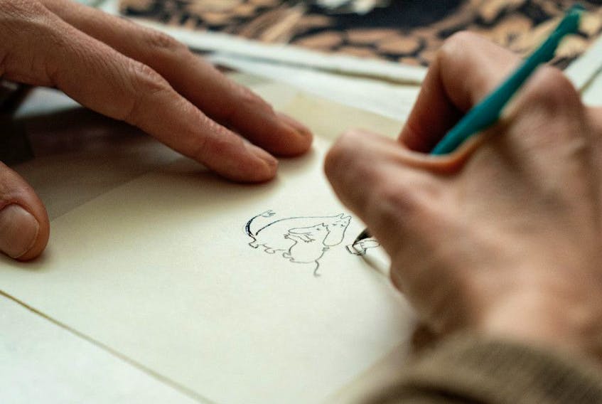 Handy with a pencil: Tove Jansson created the Moomins in the 1940s.