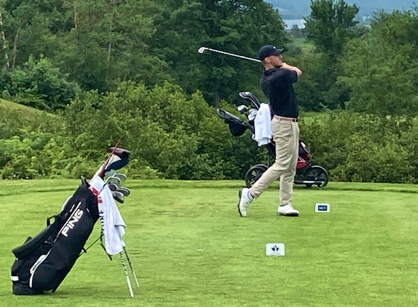 Chester's Mark Chandler finished in a tie with Rory White of Ashburn for second place at the Nova Scotia men's amateur championship at Avon Valley on Sunday. - Glenn MacDonald