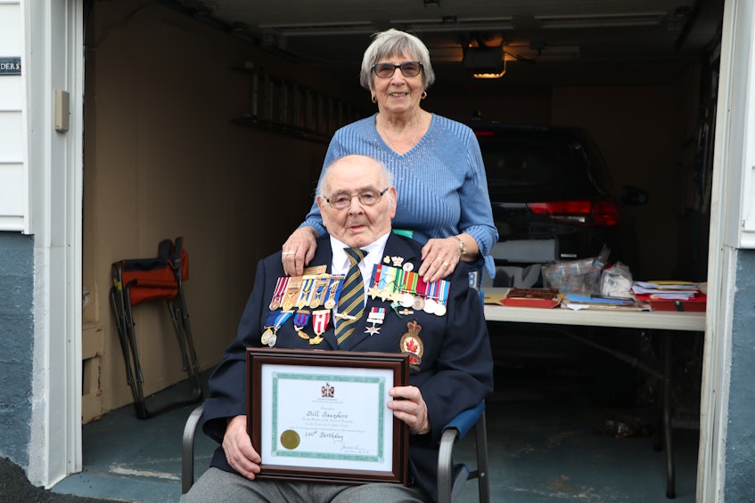 Jean Chafe, sister of Second World War Navy veteran Bill Saunders, was only two years of age when her brother left for the war. She said he didn't talk much about it upon his return. — Glen Whiffen