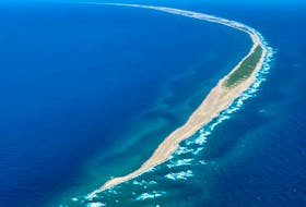 Sable Island is located 134 nautical miles south of Sydney. The crescent-shaped, 43-km long sandbar is located in the North Atlantic Ocean. CONTRIBUTED