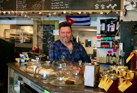 Glenn Deering, the owner of the Barking Bean Café in Hantsport, has big plans for expanding his business.