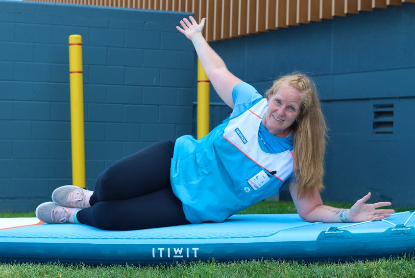 While COVID-19 ended Tina Griggs’ hospitality career, it also brought her to Decathlon, where she is now the winter and water sports team leader. She says the job feels like a perfect fit. - Photo Contributed.