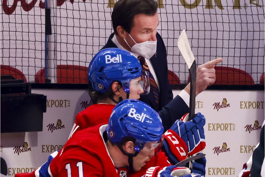  “Whether I’m coaching or whatever I’m doing, I like to just keep in a calm mode so I can react properly to whether it’s something negative or positive,” Canadiens assistant coach Luke Richardson says.
