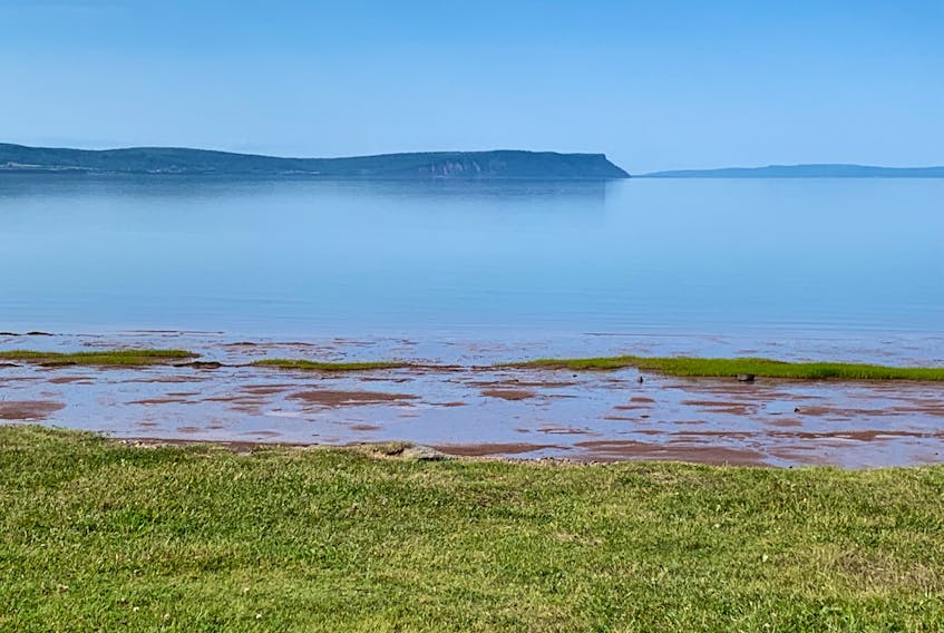Pauline Murray shot this photo at Evangeline Beach near Grand Pré, N.S. as the tide was going out late afternoon. 
The beach, not too far from the Grand-Pré National Historic Site, features stunning views of the Minas Basin and Cape Blomidon. 
If you look closely, just beyond Cape Blomidon is the Fundy coastline around Parrsboro in Cumberland County.