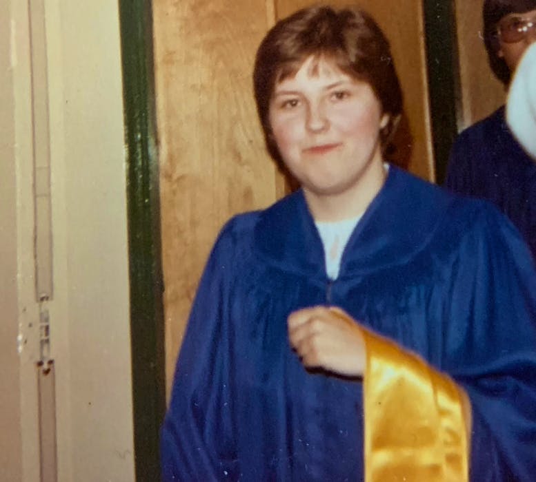 Barb Sweet's 1982 graduation photo. - Contributed