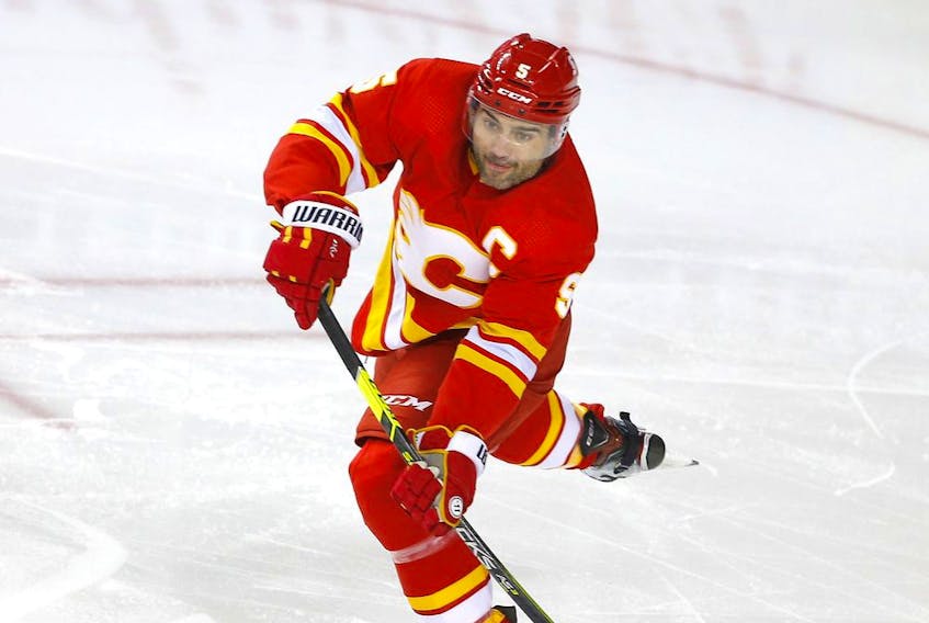 Calgary Flames captain Mark Giordano.