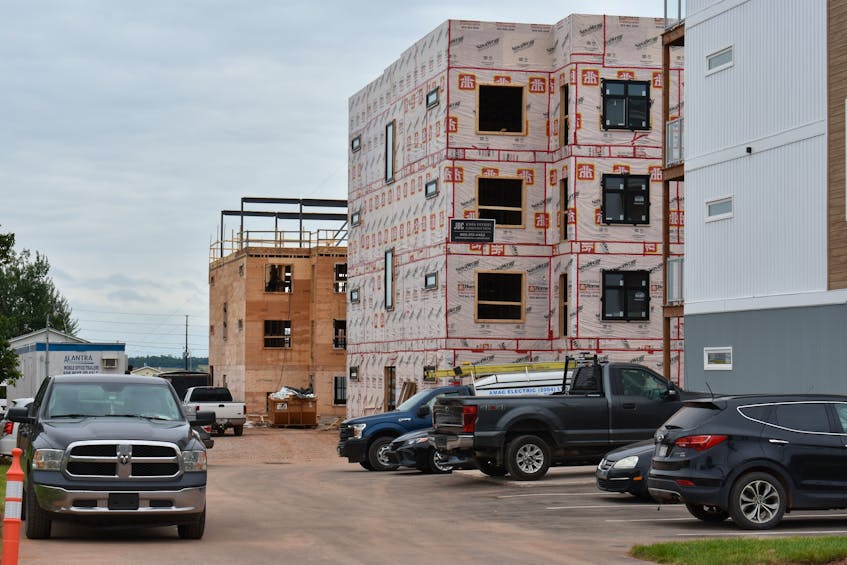 Two other 30-unit buildings are under various stages of construction and will be part of the 90-unit Ironwood Estates on Kensington Road.