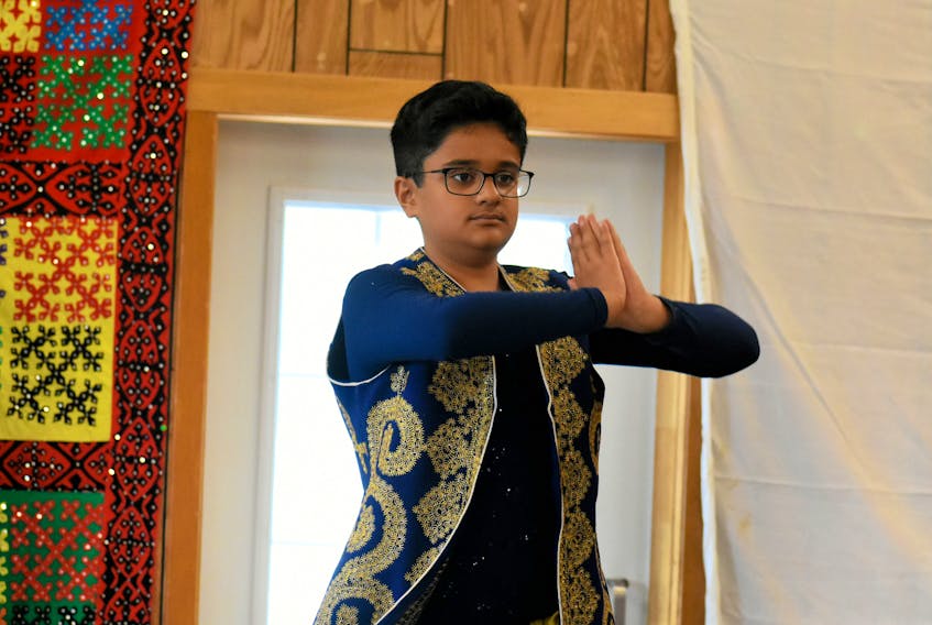 Danial Khan performs a fast-paced and energetic traditional Pakistan dance. - Desiree Anstey