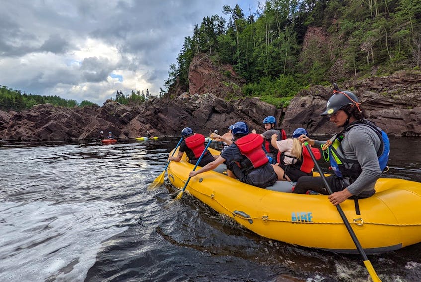 RaftingNL offers multiple options for rafters along the Exploits River. - Rafting NL photo