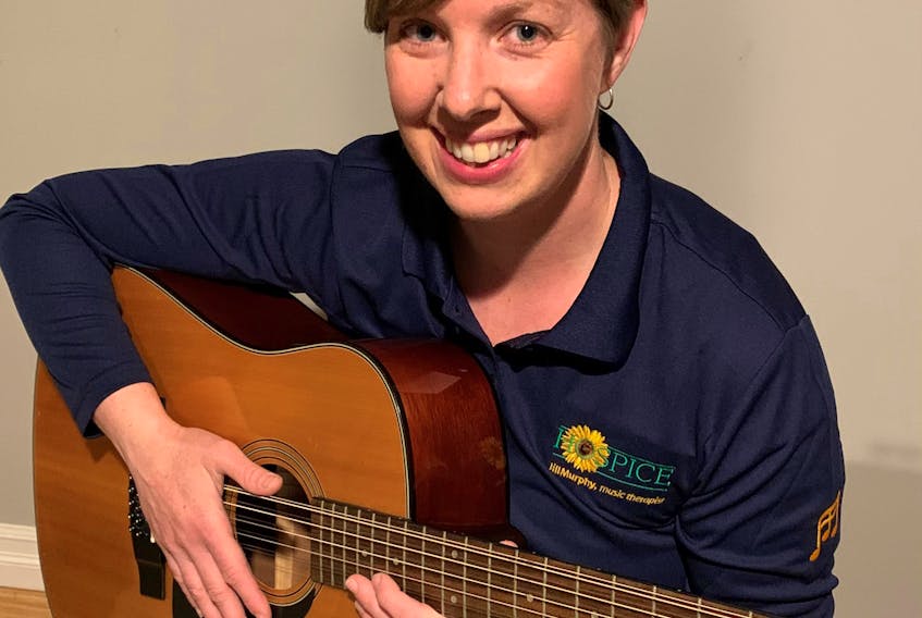 Jill Murphy is a music therapist with Hospice Cape Breton.

