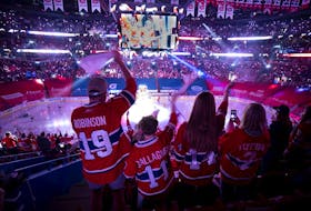 "Obviously, we do wish that we could have a full rink or more fans, but that’s not the case,” the Canadiens’ Tyler Toffoli said about attendance being limited to 3,500 at the Bell Centre because of COVID-19. "So we’re just going to go out and we just have to focus on what we’re going to do."