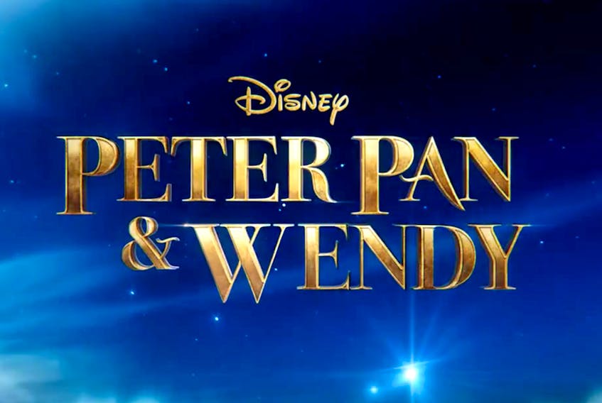 The preliminary title card for "Peter Pan and Wendy," a Disney film that will use Newfoundland and Labrador as a backdrop.