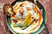 Eggs with yogurt and chili butter from Ripe Figs.