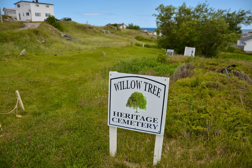 There are seven men from Trinity buried at the Willow Tree Heritage Site in Heart’s Harbour. The people of Capelin Cove and Hant’s Harbour pulled their bodies from the water in 1835 after their ship, The Fanny, was shipwrecked. A willow tree was planted site in remembrance of them. - Saltwire network