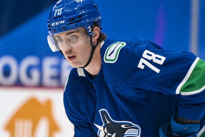 Kole Lind was knocking on the door for a regular spot in the Vancouver Canucks lineup last season, and now will take his game to Seattle with the expansion Kraken.