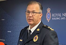 Supt. Tom Warren, officer in charge of the RNC Criminal Investigation Division, speaks to the media regarding alleged sexual assaults and other crimes committed by RNC officers.