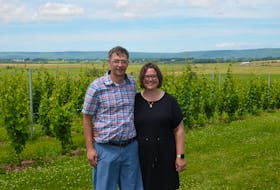 Jake and Melanie Eelman, owners of Beausoleil Farmstead, a farm stay, cidery and winery in Port Williams, have a unique experience and view of the Annapolis Valley to offer visitors. KIRK STARRATT