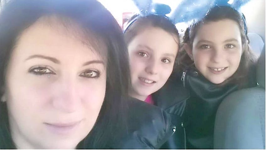 From left, Shawna Wilson of Glace Bay with her daughters Vienna, 14, and Jersi, 13. Wilson said going to the public for help is embarrassing for her family but she has no choice. CONTRIBUTED