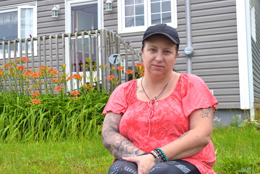 Shawna Wilson of Glace Bay said due to loss, COVID-19 and mistakes she made, her house goes into foreclosure at the end of the month if arrears are not paid, leaving her and her two daughters homeless. Wilson said after spending weeks exhausting all options, she’s embarrassed to go to the public for help but it’s the last resort to try and save her home. Sharon Montgomery-Dupe/Cape Breton Post