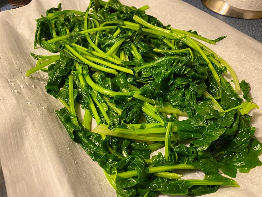 This is what they look like after the blanching process.- Erin Sulley photo