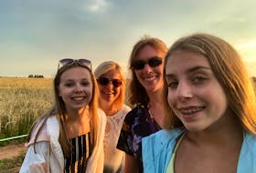 Jo-Ann Maynard enjoys sharing the places she finds to visit with others. Last summer she spent time in Fortune Bay with her daughter and some friends. From left, are Taylor Hartlen, Kim Hartlen, Jo-Ann Maynard and Amy Maynard.