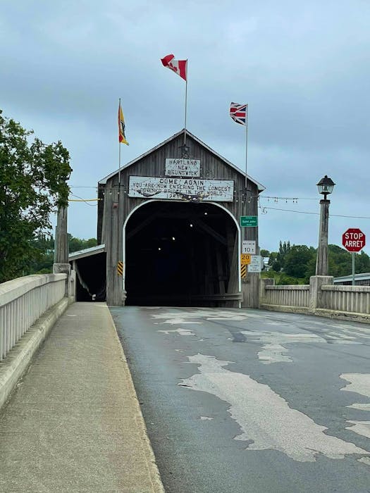 Hartland Covered Bridge in New Brunswick is now a National Historic Site of Canada 