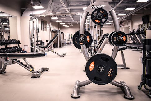 A set of weights sits on the rack at the Berwick Fitness Centre. The Berwick & District Community Association operates the fitness centre and manages access to the walking track. Contributed